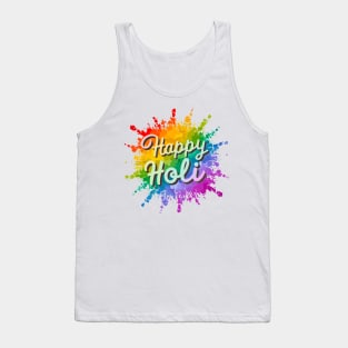 Happy Holi Celebration India Hindu Matching Men Women Kids Tank Top